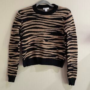 Shop Bop Basics Anima Print Knit Sweater
